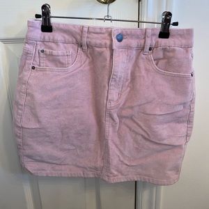 Pink Velvet Skirt